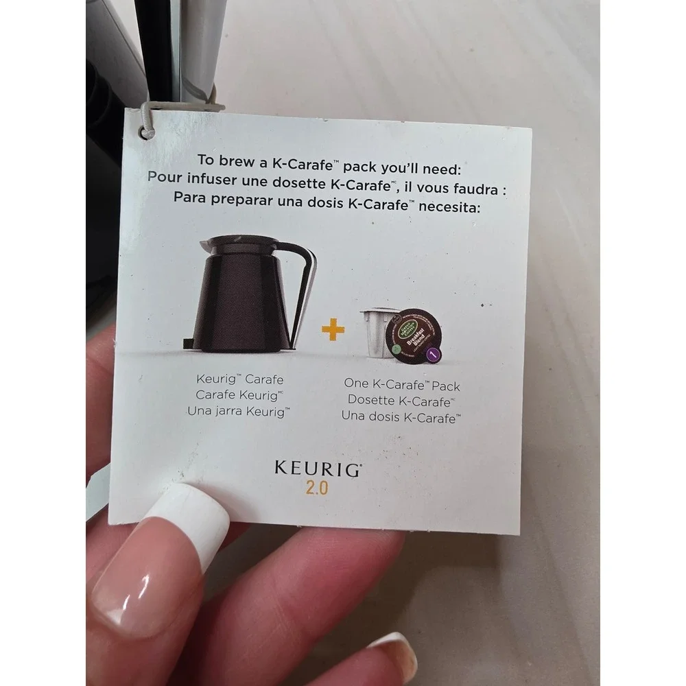 Keurig 2.0‎ Thermal Carafe Black 4 Cup Capacity for K-Carafe Pods New Tags A2